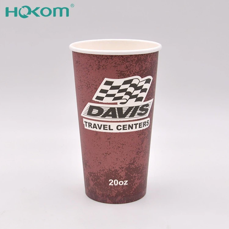Disposable Biodegradable Paper Cups Thickened 8oz 12oz 16oz Coffee Paper Cups